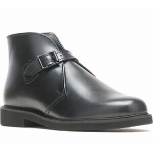 New Bates Lites MEN'S Black Buckle Leather Chukkas E00083 Size 7.5 D Boots
